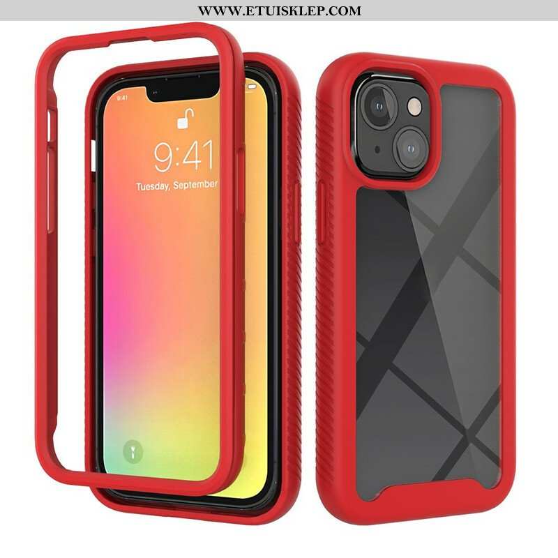 Etui do iPhone 13 Mini Hybrydowe Silikonowe Krawędzie